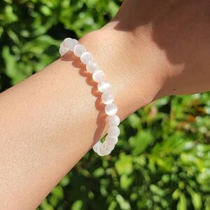 NEW 6MM SELENITE BRACELETS